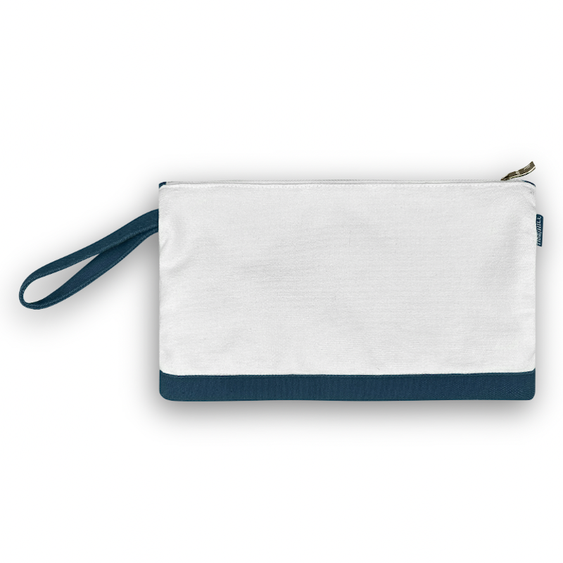 Blue Crab Wristlet Bag