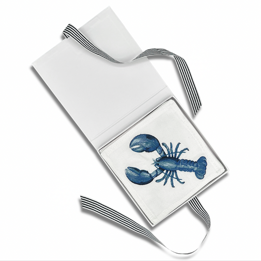 Blue Lobster Cocktail Napkin Set of 4