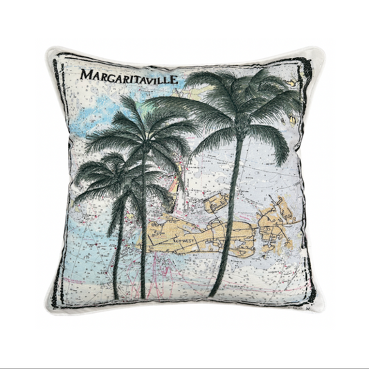 Margaritaville Key West Embroidered Pillow Cover