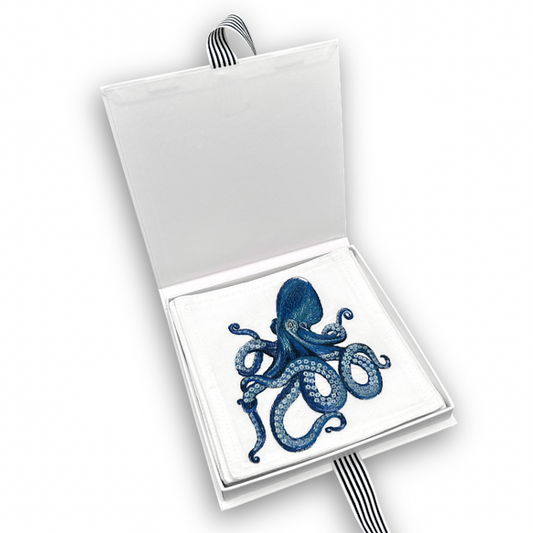 Octopus Cocktail Napkin Set of 4