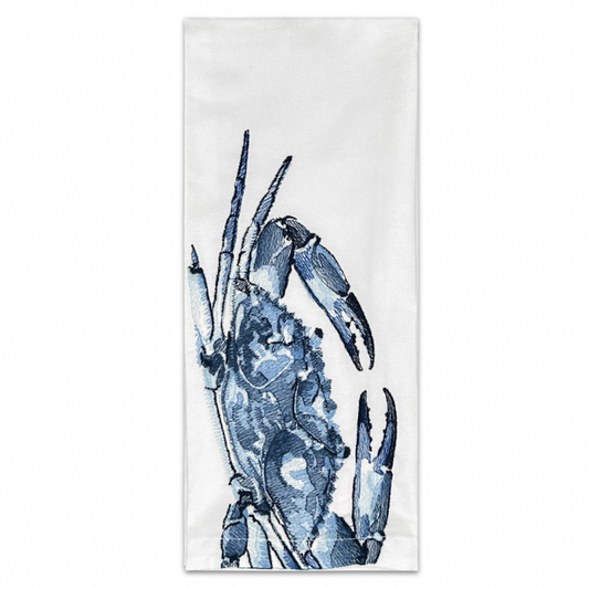 Blue Crab Tea Towel